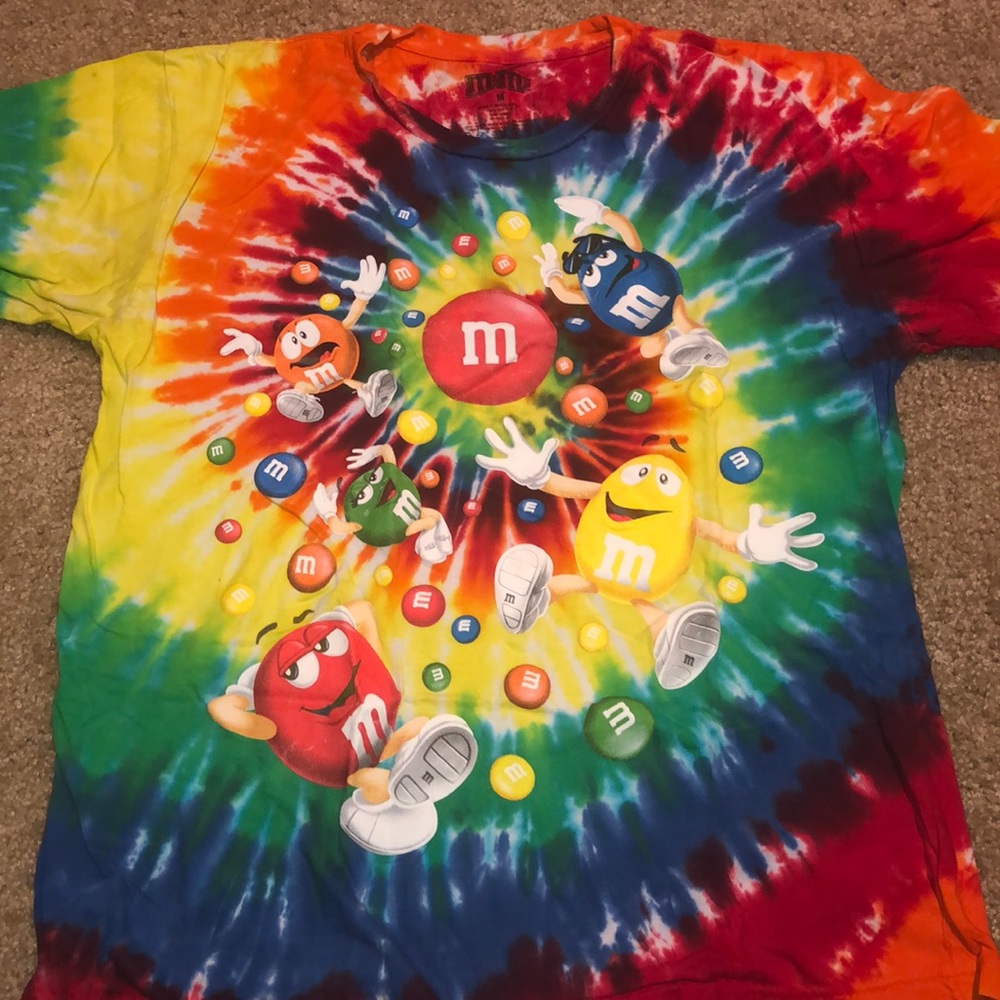 TIE DYE MNM TSHIRT FROM NYC MNM FACTORY